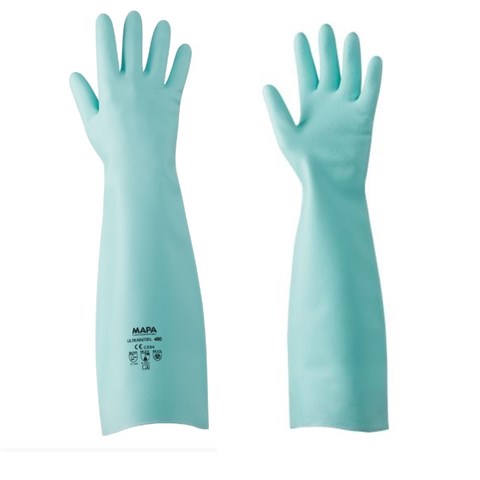 ?Mapa Professional GUANTI in NITRILE VERDE 